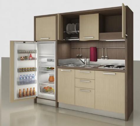6' Compact Style Modern Kitchenette #2005