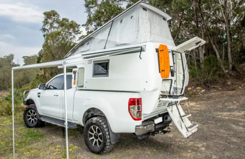 Tough Long Lasting Fiberglass Overland Truck Bed Camper