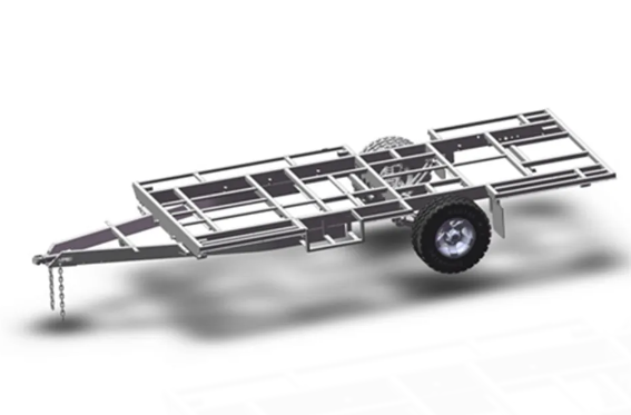 Aggressive Off Road Camper Trailer Chassis